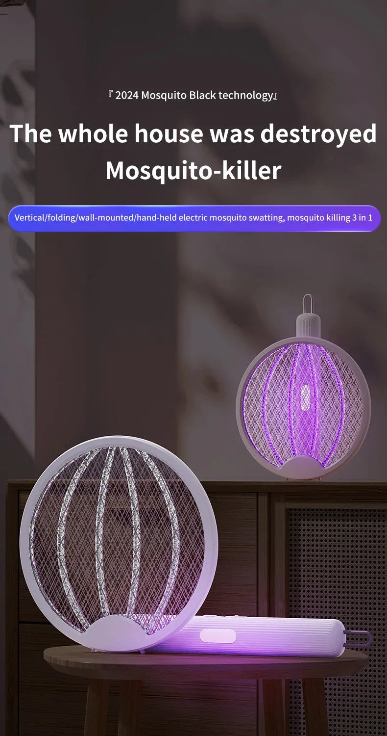 Foldable Electric Mosquito Killer with Light