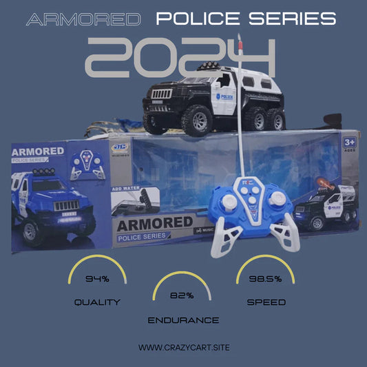 The Ultimate Remote control Armored Police Spray Car