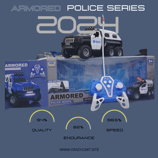 The Ultimate Remote control Armored Police Spray Car